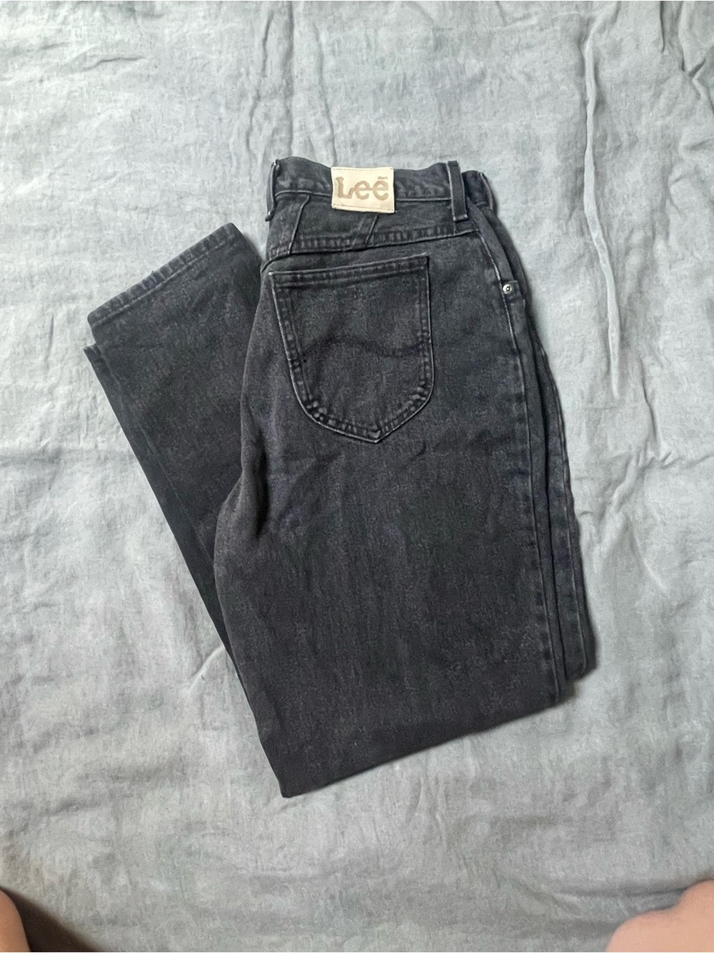 Lee Men’s Black Slim Straight Jeans